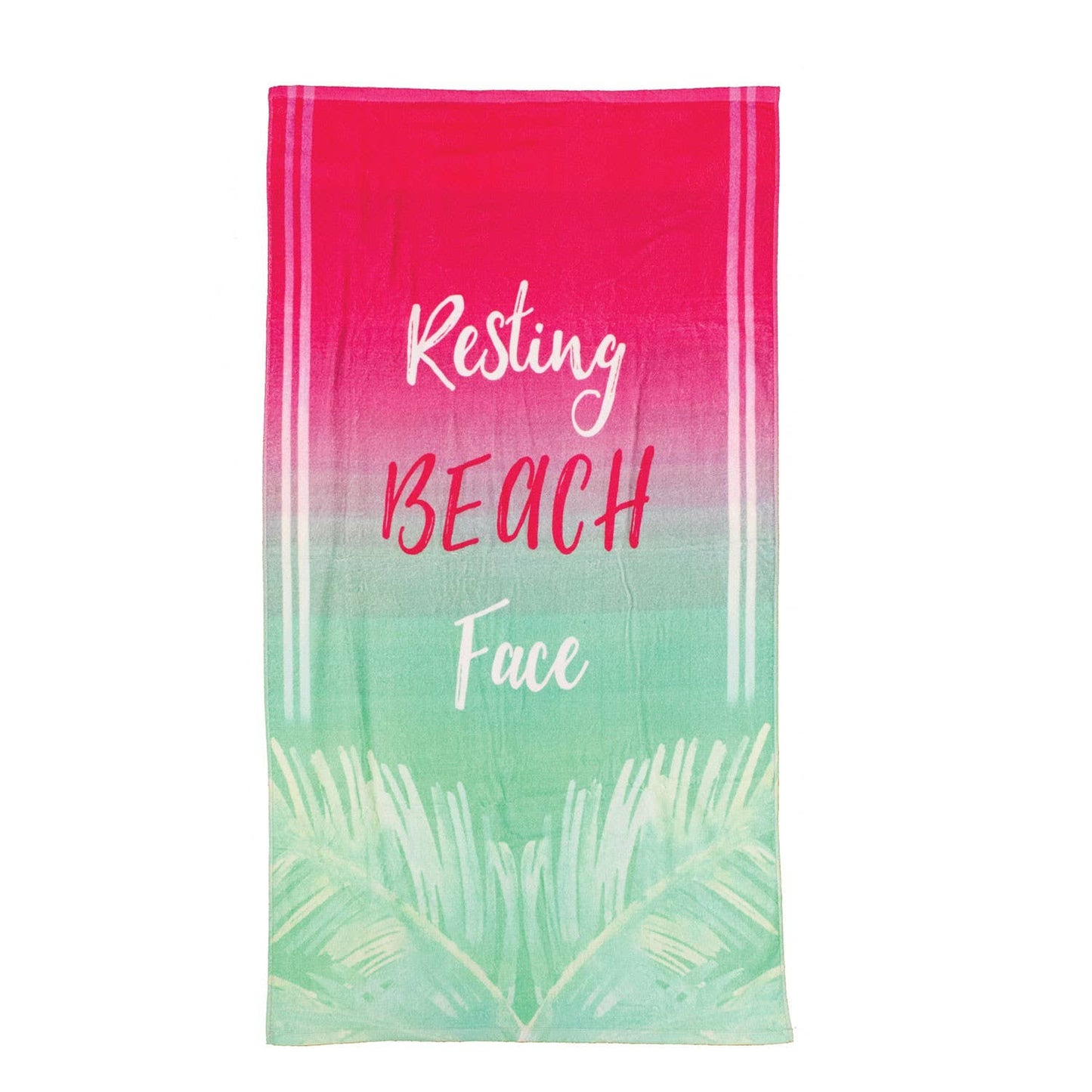 Resting Beach Face Towel: Unwind in Style