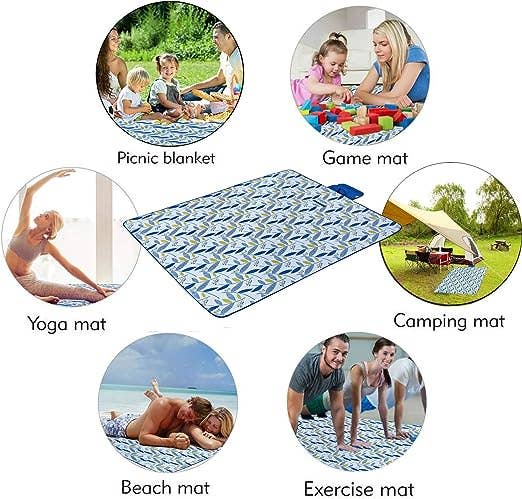 Shore Bliss: Sand-Proof Beach Mats for the Whole Family - Unfold the Fun